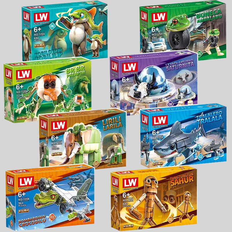 Lots 8 Box Brainrots